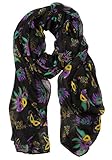 Funky Junque’s New Orleans Party Mardi Gras Masquerade Mask Oblong Costume Scarf