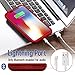iPhone X Battery Case 5200mAh, Gixvdcu Ultra Slim Portable Charging Case for iPhone X 10 (5.8 Inch) 4 LED Indication Extended Juice Pack Protective Cover - Red