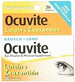Bausch And Lomb Ocuvite Lutein Eye Vitamin And Mineral Supplement Capsules - 36 Ea (Pack of 3)