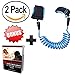 Best Baby Child Anti Lost Wrist Link and DELUXE BONUS for Smart Parents, Earn Softness, Safety and Suitable Size for your toddler 2 pack 1.5m, 2.5m Walking Harness Leash Rope Strap 360 Velcro