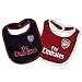 Arsenal FC Bibs - Set of 2 - Bibs feature Gunners team colors and crest - Great for the Little Arsenal FC Fan - One Bib is Red, One Bib is Yellow - Arsenal FC Soccer - Official Arsenal Product