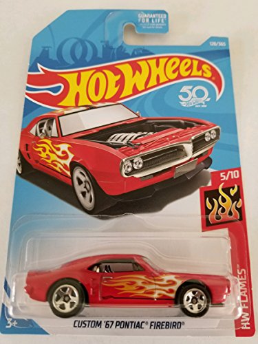 Hot Wheels 2018 HW Flames Custom '67 Pontiac Firebird 128/365, Red