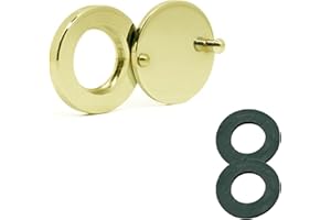 FANSHUGE Peephole Cover, Peep Hole Covers for Door - Home Security Privacy Protection with Self-Adhesive Installation Tools（Gold ）