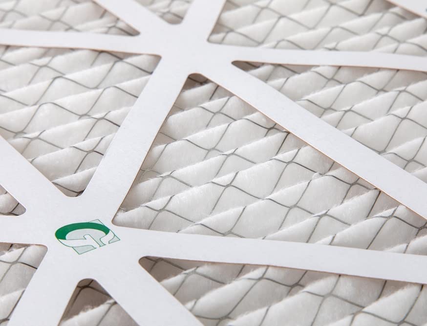 Glasfloss 16x25x4 MERV 10 AC & Furnace 4" Depth Air Filters. Box of 4