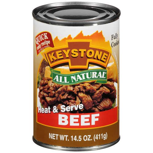 Survival Food Keystone All Natural Canned Beef Canned
