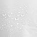 mDesign Floral Decorative PEVA 3G Shower Curtain Liner, PVC-FREE, MOLD & MILDEW RESISTANT, ODORLESS, No Chemical Smell - 72