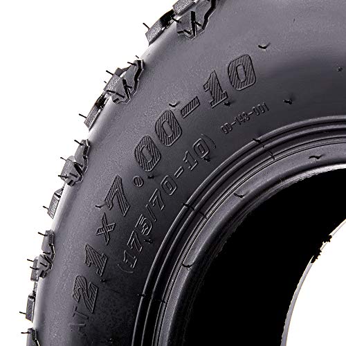 image for VANACC Set of 2 21x7-10 21x7x10 ATV Tires Sport Tires 4PR Tubeless