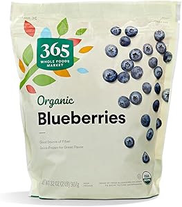 365 by Whole Foods Market, Organic Blueberries, 32 Ounce, (Frozen)