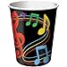 Dancing Music Notes Cups (8) 9oz Hot/Cold Birthday Dance Party Supply