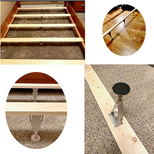 Popmoon 304 Stainless Steel Bed Center Slat Support Leg Adjustable