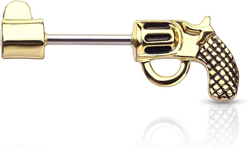 beyoutifulthings Nipple Piercing Revolver Gun Nipple Piercing Surgical