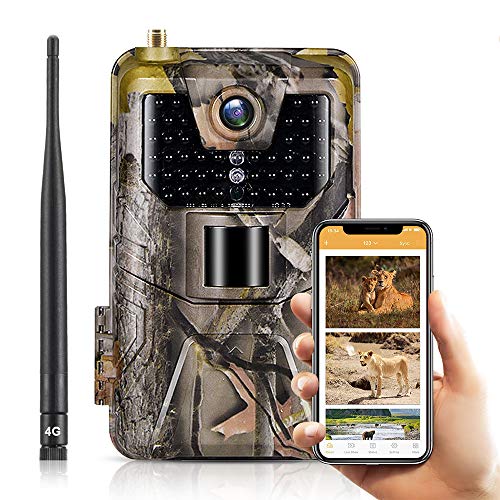 App 4G Wildkamera Jagd Foto Trap Trail Kamera 20mp 1080p Jagdkameras für Nachtsicht Lesen Sie Videos und Live-Fotos auf…