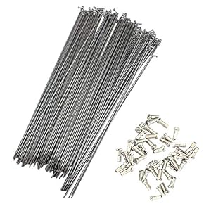 FREAHAP R 36PCs Bike Spokes Stainless Steel Bicycle Spokes With Nipples 82-305mm