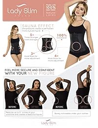 Lady Slim Fajas Colombianas 4 Hooks Latex Waist Cincher Trainer Trimmer Corset Weight Loss Body Shaper