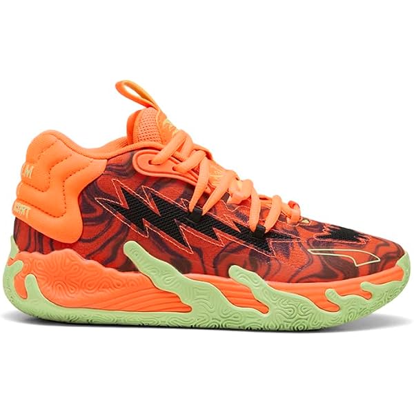 Puma MB.02 Gorange High Top Athletic Shoes Sneakers Flame Fire Size 8 PUMA MB.02 Gorangé 378288-02 | SBD main image 4