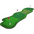 Golf Training Aid -Golf Game, Golf Putting Indoor Set Golf Training Aid Equipment, Golf Training Mat, Golf Putting Green, Golf Hitting Mats, Mini Golf Course Casual Golf Game Set for Adults