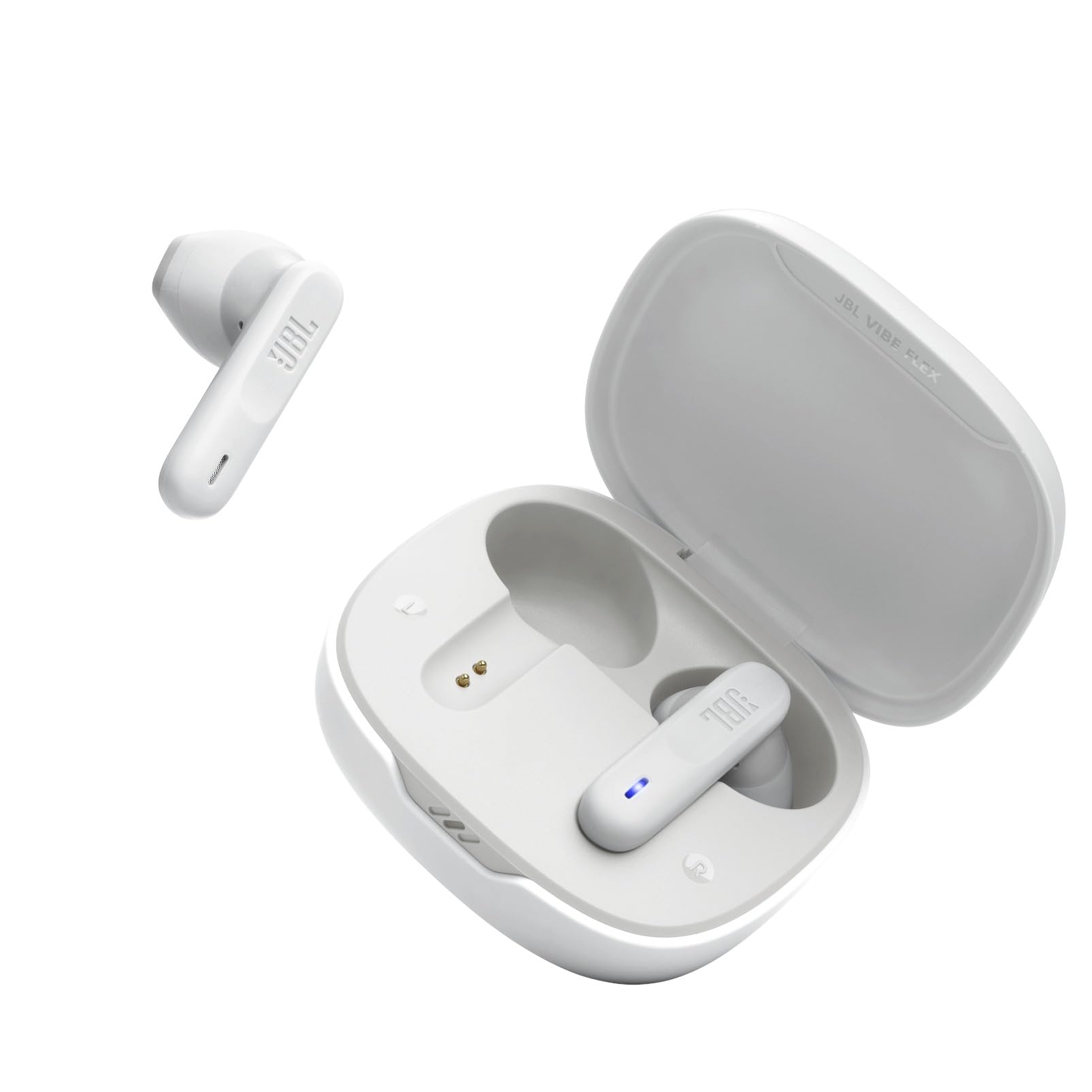 JBL Vibe Flex True Wireless Earbuds – Bluetooth Earphones with Deep Bass Sound, IP54 Water & Dust Resistant, Long Battery Life, Voice Assistant Compatible, Open-Ear Design