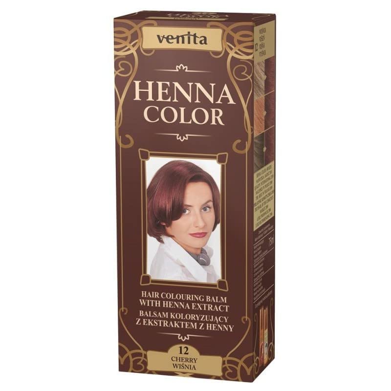Henna Color 12 Cherry Cherry Hair Balsam Hair Color Effect Of Natural Hair Dye Hen Eco