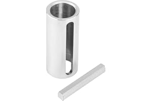 Acouto 3/4 inch to 1 inch Gas Engine Pulley Crank Shaft Sleeve Adapter with Step Key