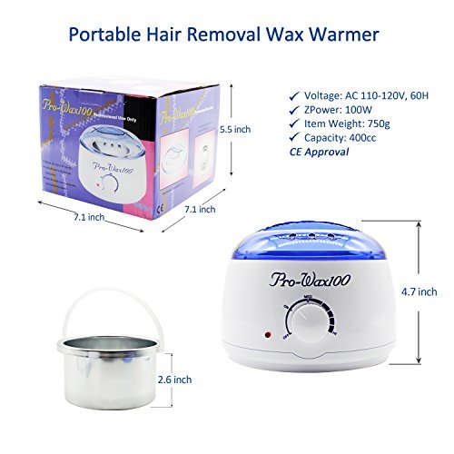 Pro Wax Warmer Portable Electric Wax Melting Pot Wax Heater Melt Hard