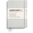 LEUCHTTURM1917 - Notebook Hardcover Medium A5-251 Numbered Pages for Writing and Journaling (Light Grey, Ruled)