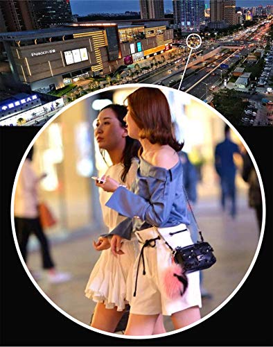 HUANGDAN 10-30x50 High Power Monocular Military Teleskop BAK4 Prisma Fernglas Großer Okular-Jagdbereich – Bild 6