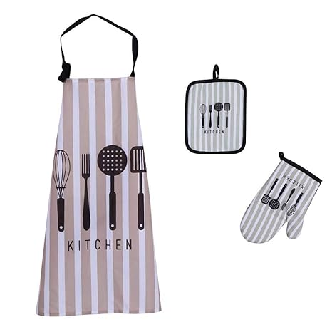 wonderfulwu - Juego de 3 Manoplas Individuales con diseño Sencillo ...