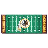 FANMATS NFL Washington Redskins Nylon Face Football Field Runner