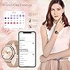 LIEBIG Smart Watch for Women, Full Touch Fitness Watch Tracker with Female Function Heart Rate Monitor Blood Pressure…