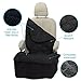Duke & Dixie Car Front Seat Cover Dog Pet Bucket Seat Covers Luxury & Stylish Long Lasting - Washable Material Waterproof Nonslip Single Seat Cover for Cars Truck SUV Seatbelt Leash Included