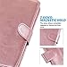 Galaxy Note 3 Case, Note 3 Case, ULAK Premium PU Leather Wallet Case Stand Cover for Samsung Galaxy Note 3 N9000 w/Media Stand Feature,Credit Card ID Holders and Strap-Luxury Rose Gold
