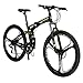 Eurobike Mountain Bike EURG7 21 Speed 27.5 Inches K Wheel Dual Suspension Folding Bike Dual Disc Brake MTB Bicycle Greenthumb 2