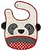 Skip Hop Zoo Little Kid and Toddler Tuck-Away Water Resistant Baby Bib, Multi Pia Panda