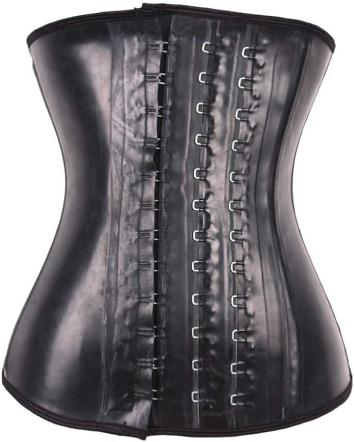 Amazon.com : Women Latex Waist Cincher Control Corset and Bustier