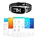 Fitness Tracker, Women Sport Tracker Smart Watch Band Bracelet, Heart Rate Monitor Smart Bracelet,Women Swimming Waterproof Wristband Watch with Health Sleep Activity Tracker Pedometer for Smart Phone