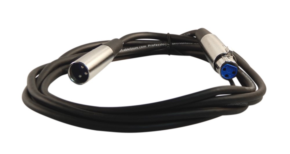 Your Cable Store 10 Foot XLR 3 Pin Male/Female Microphone Cable