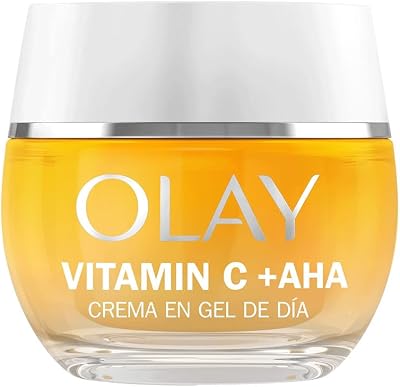 Olay vitamin c + aha 24 creme hidratante, gel creme de dia para um tom de pele visivelmente mais brilhante e uniforme 50 ml