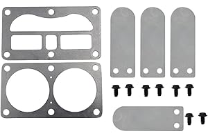 Huthbrother 5140118-80 / Z-CAC-291-1 5140118-79 Valve Plate Head Gaskett, Compatible with Craftsman D-eVilbiss, with KK-4275 Air Compressor Valve.