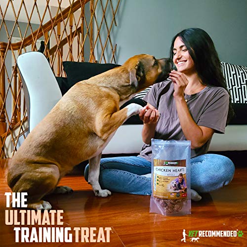 Vet Premium Whole Chicken Hearts for Dogs & Cats (Giant 5oz