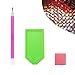 2 Pack 5D DIY Diamond Painting Set Decorating Wall Stickers Crystal Rhinestone Diamond Embroidery Paintings Pictures, Sun Flowers Painting(12X18inch) And lotus Fowers Painting(16X12inch)