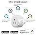 Wi-Fi Smart Plug Outlet Timer Mini Socket Works with Alexa Google Assistant Ifttt No Hub Required Control Your Electric Devices from Anywhere 4 Pack Esicoo