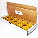 100% Pure Raw Beeswax Tea Lights Candles Organic Hand Made (Set of 12)