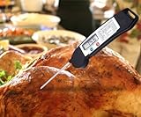 Instant Read Thermometer Super Fast with Digital LCD screen for Cooking Food Turkey Thermometer Barbecue Grilling Meat Thermometer with Collapsible probe for Candy Milk Sugar Water BBQ & Brewing Beer