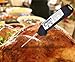 Instant Read Thermometer Super Fast with Digital LCD screen for Cooking Food Turkey Thermometer Barbecue Grilling Meat Thermometer with Collapsible probe for Candy Milk Sugar Water BBQ & Brewing Beer