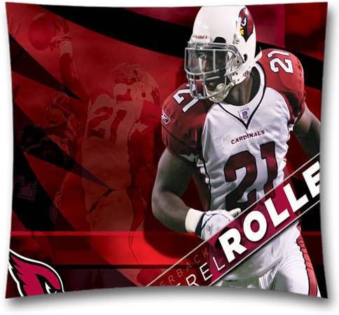 Custom Cotton Linen DIY Decorative Pillowcases Throw Pillow Cushion Cover With Antrel Rolle,NFL Pillowcase,Cover Size:18x18Inch,Home Gift,Sofa Decor