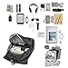 Laptop Backpack Rucksack Asltoy 17.3 inch Notebook Business Backpack Large Capacity TSA Lock Anti Theft Water Resistant USB Charging Port Headphone interface Travel bag College Bag School Bookbag (Bk)