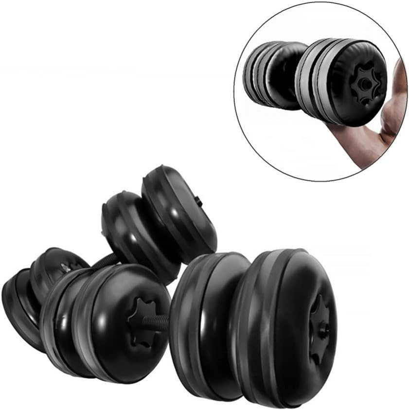 Water Filled Dumbbells Set for Home Exercise, Travel Weights Adjustable Dumbbells Weight Training Arm Muscle Strength Training Fitness Dumbbell for Home Gym Travel - (0-45 lbs)