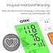 Blood Pressure Monitor Upper Arm Tricolor Backlit, OMK Automatic BP Monitor with Cuff 8.7-15.7in, 2x120 Memories, Irregular Heartbeat Detection, Accurate and Easy to Use, FDA & CE Approved