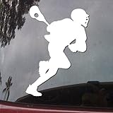 Lacrosse Player Abstract Vinyl Car Sticker Symbol Silhouette Keypad Track Pad Decal Laptop Skin Ipad Macbook Window Truck Motorcycle