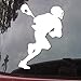 Lacrosse Player Abstract Vinyl Car Sticker Symbol Silhouette Keypad Track Pad Decal Laptop Skin Ipad Macbook Window Truck Motorcycle